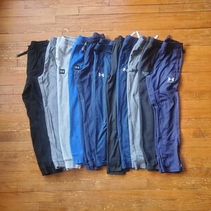 Under Armour Athletic Jogger Pants Bundle of 11 Boys Youth Medium